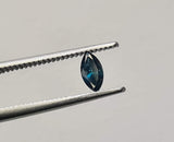 Blue Diamond Marquise Cut, 5.4x3.3mm Sparkling Blue Faceted Diamond For Ring