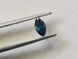 Blue Diamond Marquise Cut, 5.4x3.3mm Sparkling Blue Faceted Diamond For Ring