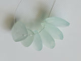 20mm Aqua Blue Chalcedony Fancy Shape Drilled For Earrings (2Pcs To 5Pcs)