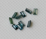 Blue Baguette Diamond, Rare 1.5x2.8mm-1.5x3mm Baguette Cut Diamond (1Pc-2Pcs)