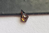 Cognac Diamond Kite 4.5x2.7mm Brown Kite Flat Back Diamond Cabochon For Ring