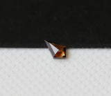 Cognac Diamond Kite 4.5x2.7mm Brown Kite Flat Back Diamond Cabochon For Ring