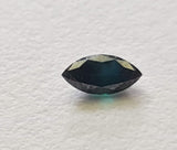 Blue Diamond Marquise Cut, 6x3.1mm Sparkling Blue Faceted Diamond For Ring