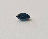 Blue Diamond Marquise Cut, 5.4x3.3mm Sparkling Blue Faceted Diamond For Ring