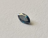 Blue Diamond Marquise Cut, 5.4x3.3mm Sparkling Blue Faceted Diamond For Ring