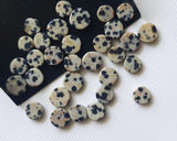 6-7mm Natural Dalmatian Jasper Cabochons for Jewelry (10Pcs To 20Pcs Options)