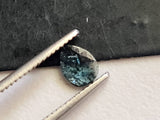 Blue Diamond Pear Slice For Ring, Loose Diamond Pear Polki for Pendant, 5x3.7mm