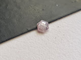 Pink Diamond Hexagon Shaped Diamond 4x3.5mm Flat Back Diamond Cabochon For Ring