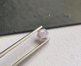 Pink Diamond Hexagon Shaped Diamond 4x3.5mm Flat Back Diamond Cabochon For Ring