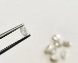 White 2x3mm Oval Shape Brilliant Cut Faceted Clear Diamond for Ring (1Pc To 2Pc)