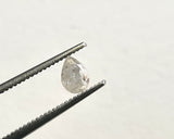 Natural White Diamond Pear Cut, Loose Diamond Pear Pendant 5x3.7mm For Ring