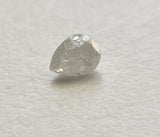 Natural White Diamond Pear Cut, Loose Diamond Pear Pendant 5x3.7mm For Ring