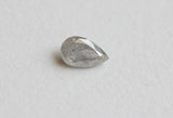 Natural White Diamond Pear Cut, Loose Diamond Pear Pendant 5.1x3.1mm for Ring