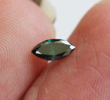 Blue Diamond Marquise Cut, 6x3.1mm Sparkling Blue Faceted Diamond For Ring