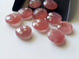 15mm Natural Strawberry Quartz Round Cabochons Loose for Jewelry (5Pcs To 10Pcs)