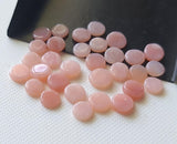 6-7mm Pink Opal Cabochons, Natural Pink Opal Round Cabochons (10Pcs To 20Pcs)