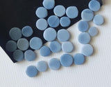 6-7mm Blue Opal Cabochons, Natural Blue Opal Round Cabochons (10 Pcs To 20 Pcs)