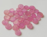 6-7mm Ruby Cabochons, Natural Ruby Plain Round Cabochons (5Pcs To 10Pcs)