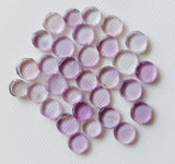 6-7mm Pink Amethyst Cabochons, Amethyst Plain Round Cabochon (10Pcs To 20Pcs)