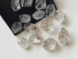 Herkimer Diamond Loose, NATURAL 13-17mm Clear White Raw Rough Diamond (1 To 2Pc)