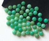 5mm Chrysoprase Cabochons, Natural Chrysoprase Round Cabochons (10Pcs To 20Pcs)