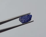 Blue Sapphire, UdDrilled Glass Filled Raw Sapphire Gemstone, 5 Pcs, 12-15mm