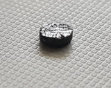 5.2mm Black Rough Diamond Discs, Black Diamond Tyre, Diamond Studs, 1 Pc