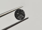 5.2mm Black Rough Diamond Discs, Black Diamond Tyre, Diamond Studs, 1 Pc