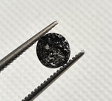 5.2mm Black Rough Diamond Discs, Black Diamond Tyre, Diamond Studs, 1 Pc