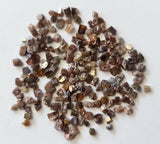 Brown Diamond, 2-3mm Natural Loose Rough Brown Flat Raw Uncut Diamond (1Ct-2Cts)