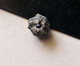 11.6mm Huge Gray Diamond Bead, 1mm Hole Bead Rough Grey Diamond Drilled