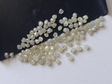 2-2.5mm Raw Light Champagne Diamonds, Loose Light Brown Round Uncut Diamond