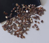 Brown Diamond, 2-3mm Natural Loose Rough Brown Flat Raw Uncut Diamond (1Ct-2Cts)