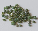 2-2.5mm Green Raw Diamond, Raw Uncut Diamond Perfect for Bezel (1ct To 2Ct)