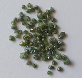 2-2.5mm Green Raw Diamond, Raw Uncut Diamond Perfect for Bezel (1ct To 2Ct)