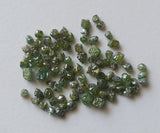 2-2.5mm Green Raw Diamond, Raw Uncut Diamond Perfect for Bezel (1ct To 2Ct)