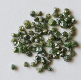 2-2.5mm Green Raw Diamond, Raw Uncut Diamond Perfect for Bezel (1ct To 2Ct)