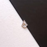 Light Pink Diamond, 4.2x3.3mm Natural Loose Diamond Kite Cut Diamond Cabochon