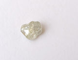 7mm Rough Yellow Diamond, Natural Clear Light Yellow Luster Uncut Diamond