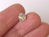 7mm Rough Yellow Diamond, Natural Clear Light Yellow Luster Uncut Diamond