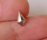 Salt And Pepper Diamond Kite Cut, 8.5x4.4mm Fancy Kite Diamond Cabochon