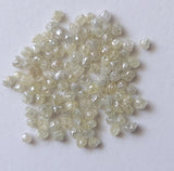 2-2.5mm Raw Light Champagne Diamonds, Loose Light Brown Round Uncut Diamond