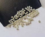 2-2.5mm Raw Light Champagne Diamonds, Loose Light Brown Round Uncut Diamond