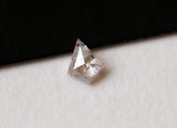 Light Pink Diamond, 4.2x3.3mm Natural Loose Diamond Kite Cut Diamond Cabochon