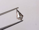 Salt And Pepper Diamond Kite Cut, 8.5x4.4mm Fancy Kite Diamond Cabochon