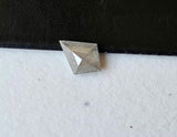 5.1x3.9mm Gray Kite Shape Diamond Faceted Table/Shield Cut Diamond for Ring