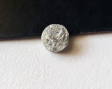 6.5mm Grey Rough Diamond Discs, Natural Gray Diamond Tyre, 1 Piece Diamond Studs