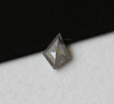 5.1x3.9mm Gray Kite Shape Diamond Faceted Table/Shield Cut Diamond for Ring