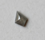 5.1x3.9mm Gray Kite Shape Diamond Faceted Table/Shield Cut Diamond for Ring