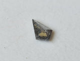 Salt And Pepper Diamond Kite Cut, 6.2x3.8mm Kite Shape Diamond Cabochon For Ring